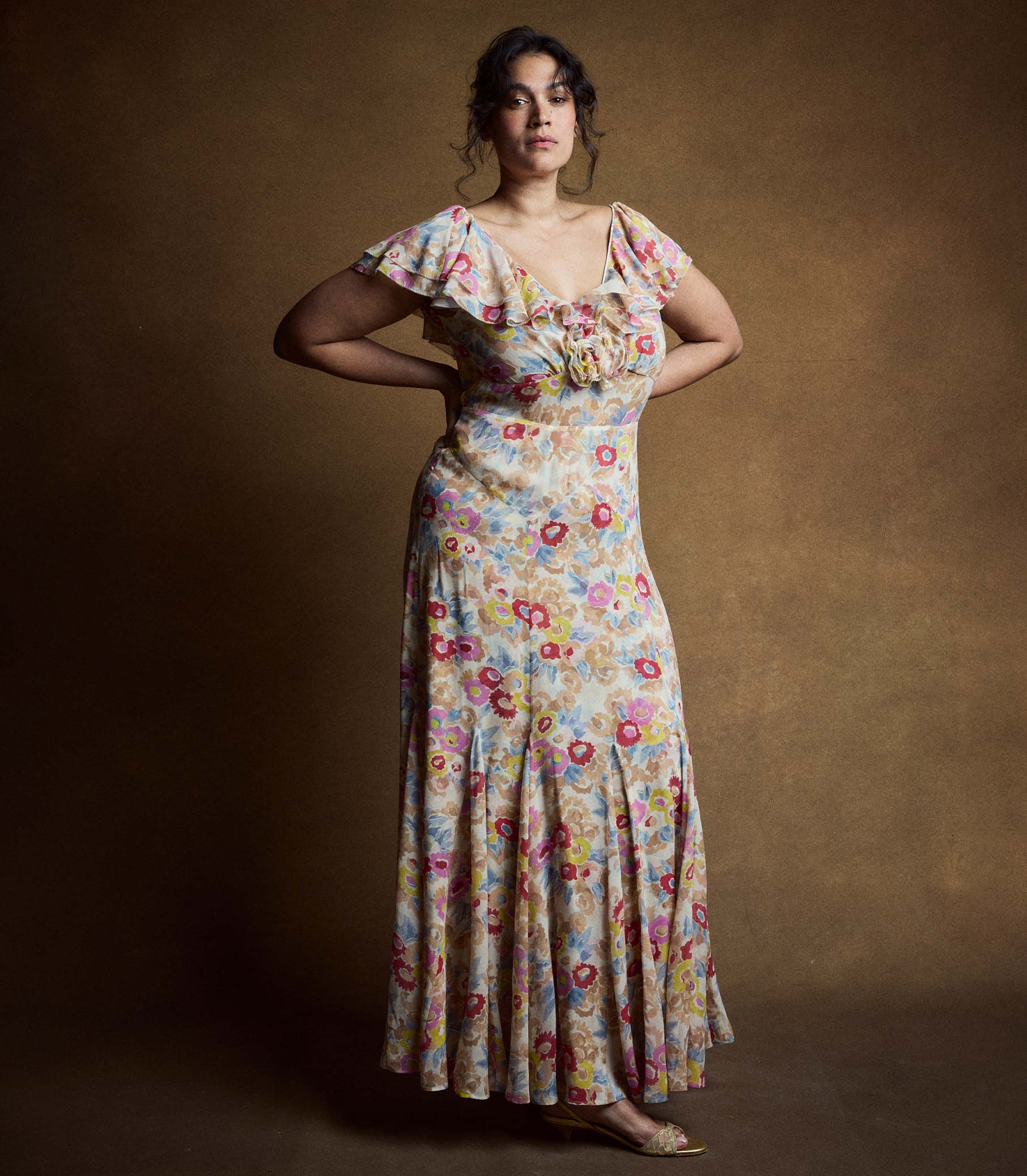 AMÉRELLE DRESS -- JARDIN DE CAMELIAS