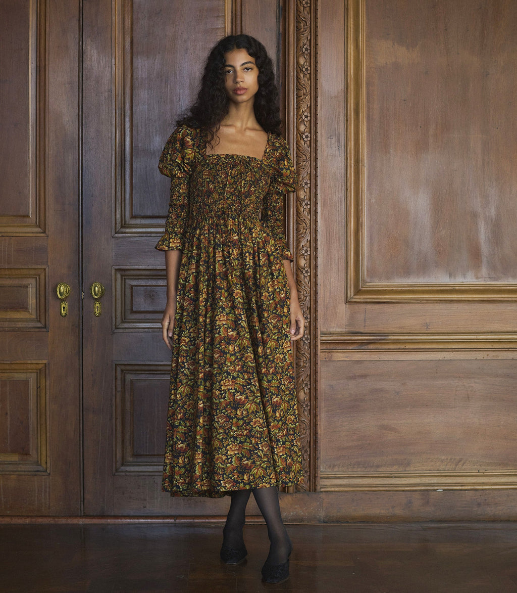BIJOU DRESS -- NOIR REVE DES JARDINS