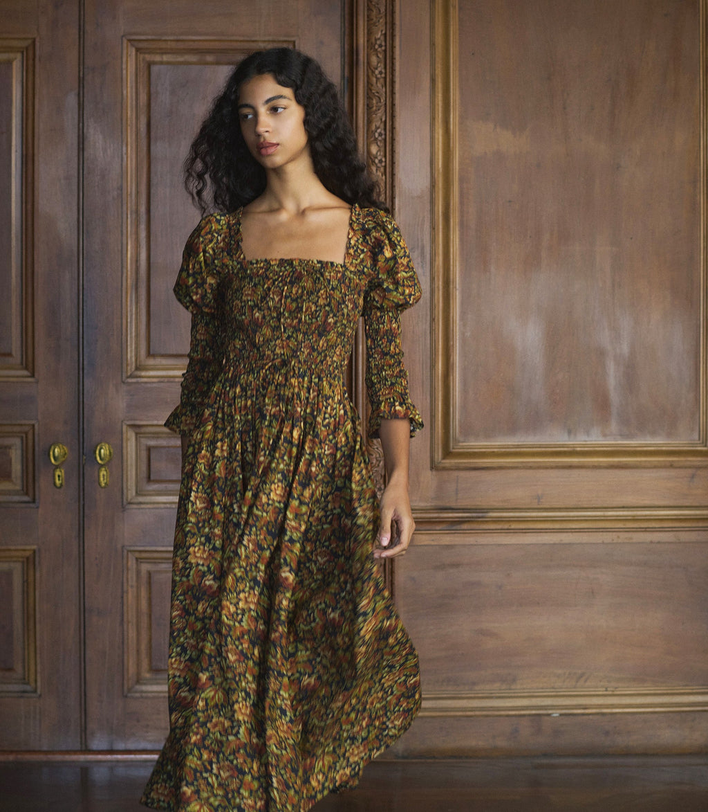 BIJOU DRESS -- NOIR REVE DES JARDINS