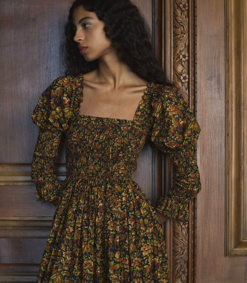 BIJOU DRESS -- NOIR REVE DES JARDINS