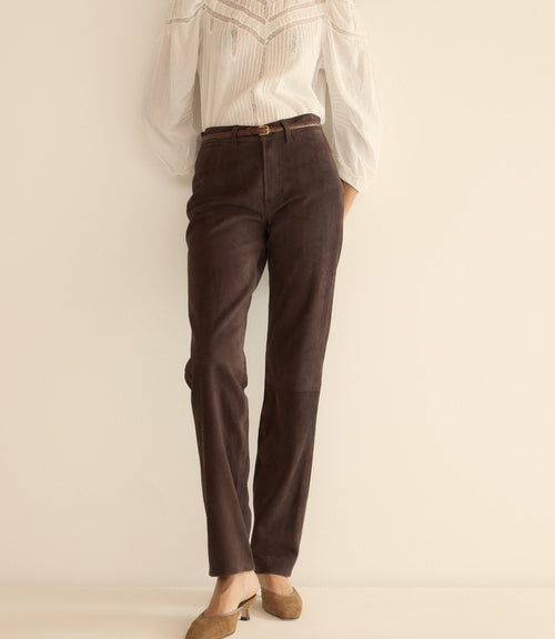 CHEVALIER PANT -- DEEP CHOCOLATE