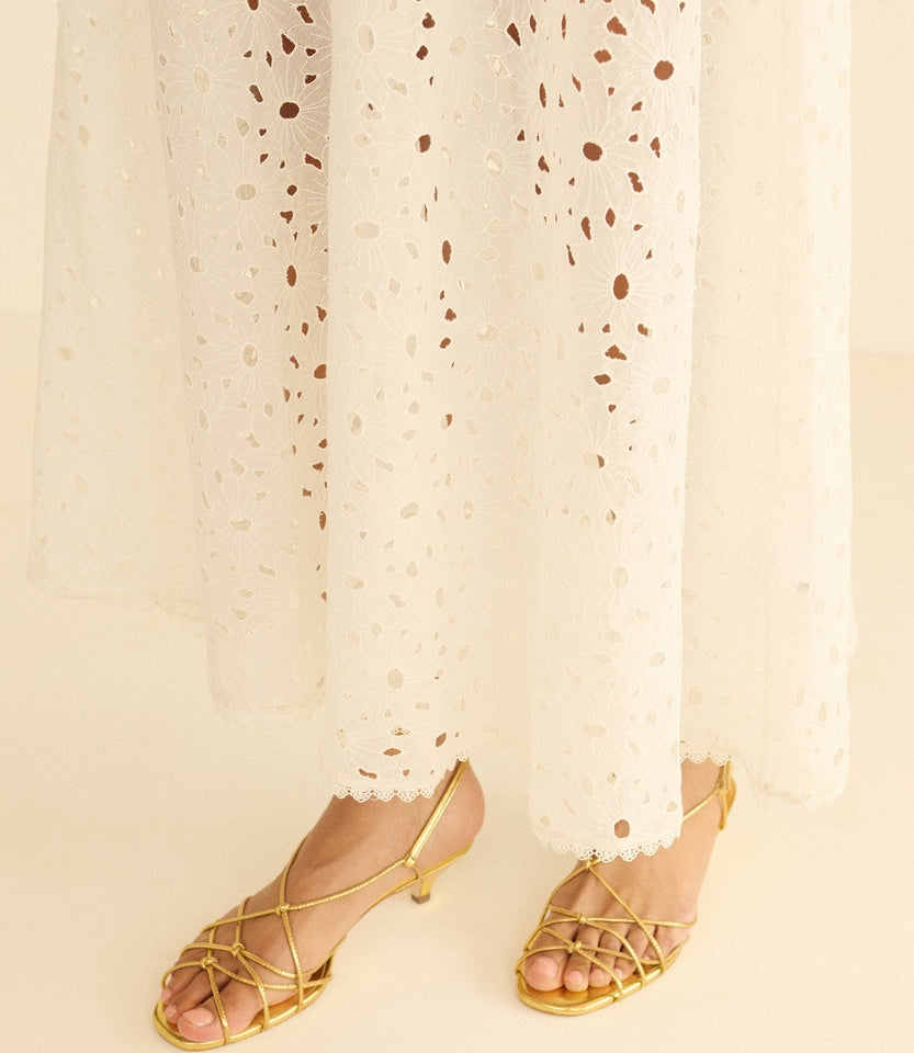 COMPORTA SANDAL -- BRASS FOIL LEATHER