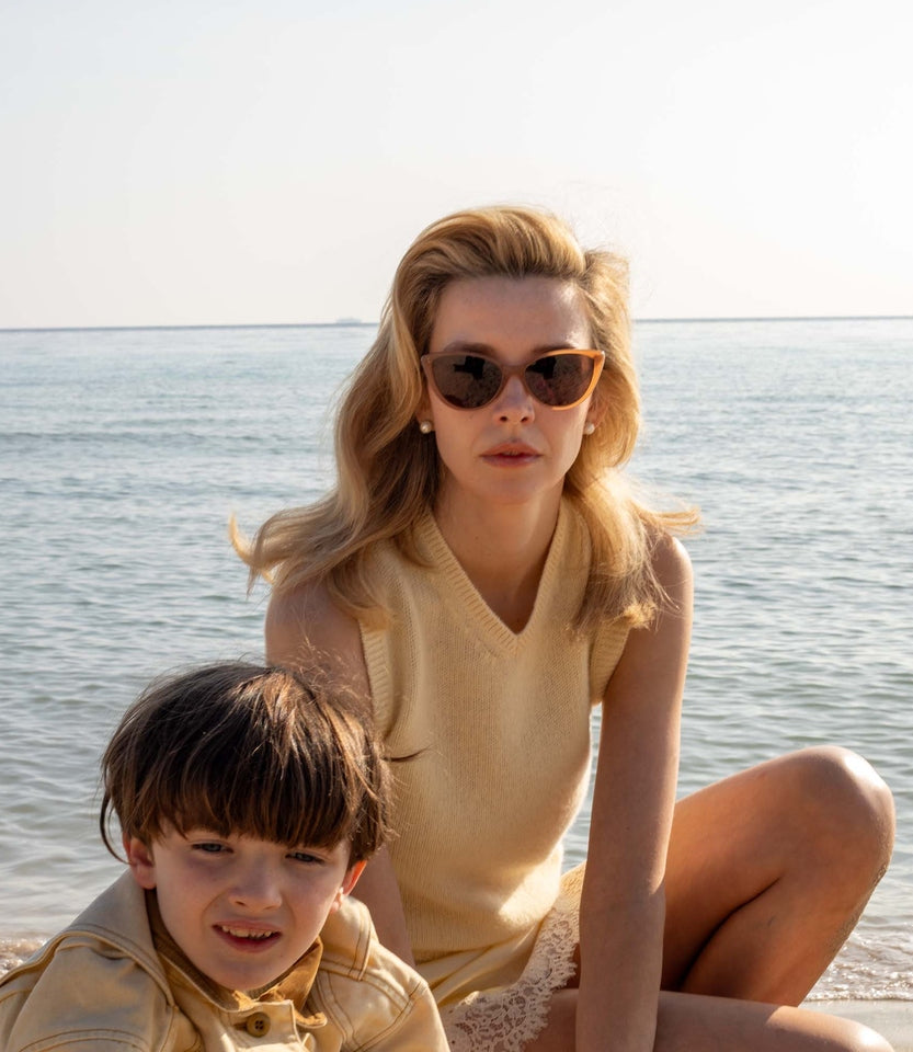 DÔEN BY GARRETT LEIGHT DOYENNE SUNGLASSES -- MINK