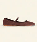 ELENI MARY JANE -- CHOCOLATE SUEDE