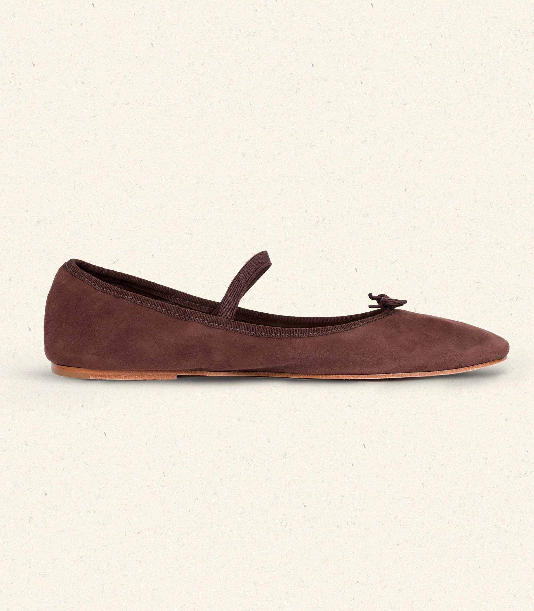ELENI MARY JANE -- CHOCOLATE SUEDE