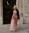 PIERRETTE DRESS -- PALE ROSE