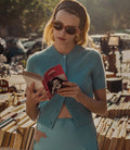 DÔEN BY GARRETT LEIGHT INGÉNUE SUNGLASSES -- EMBER TORTOISE