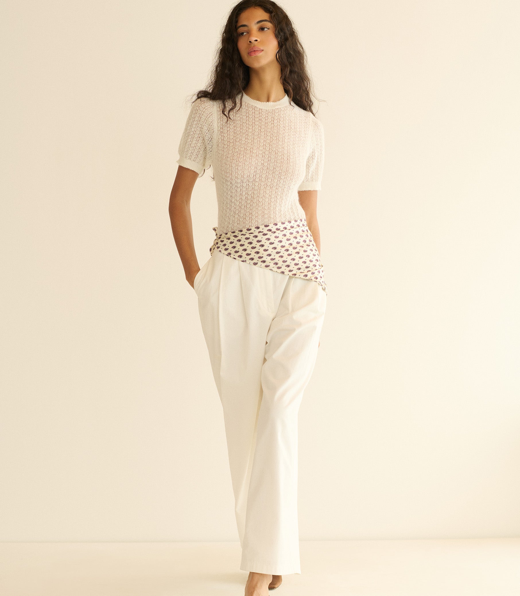 MONICA SWEATER -- IVORY