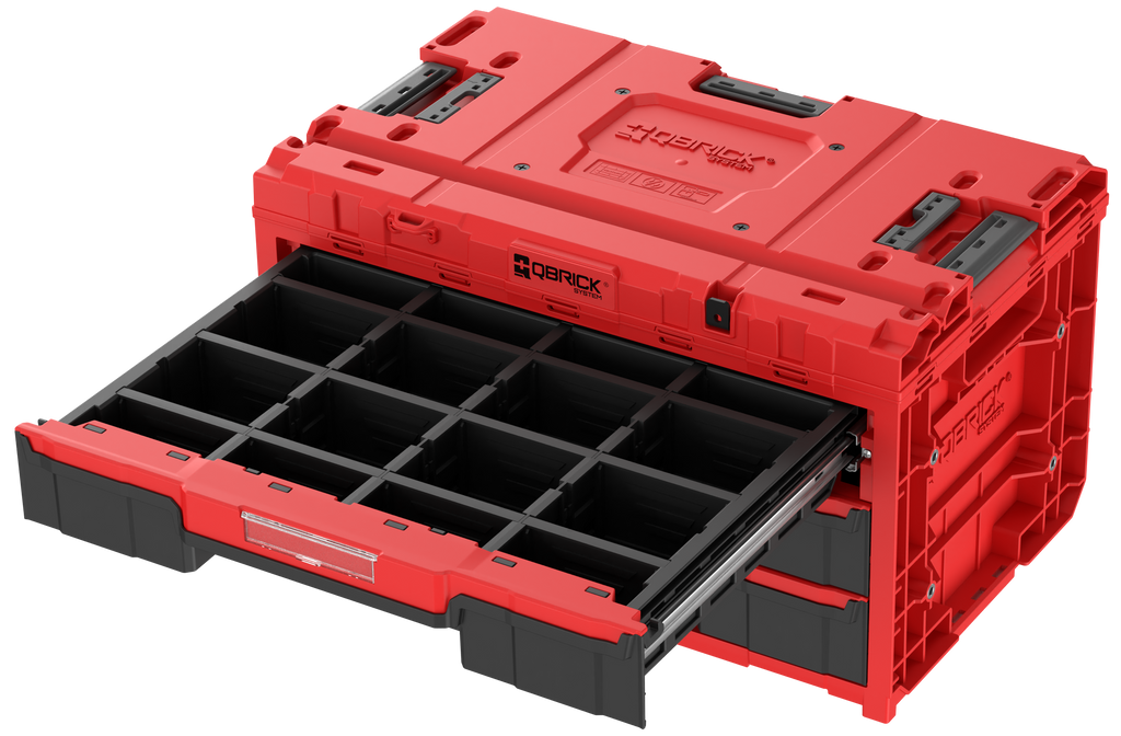 Q25976 ONE Drawer 3 Toolbox 2.0 RED