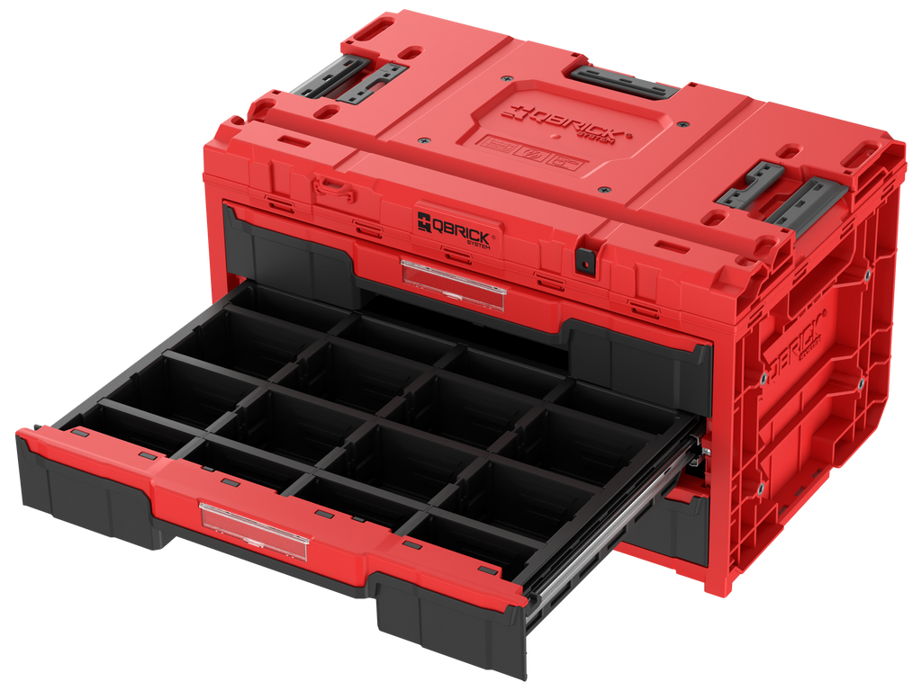 Q25976 ONE Drawer 3 Toolbox 2.0 RED