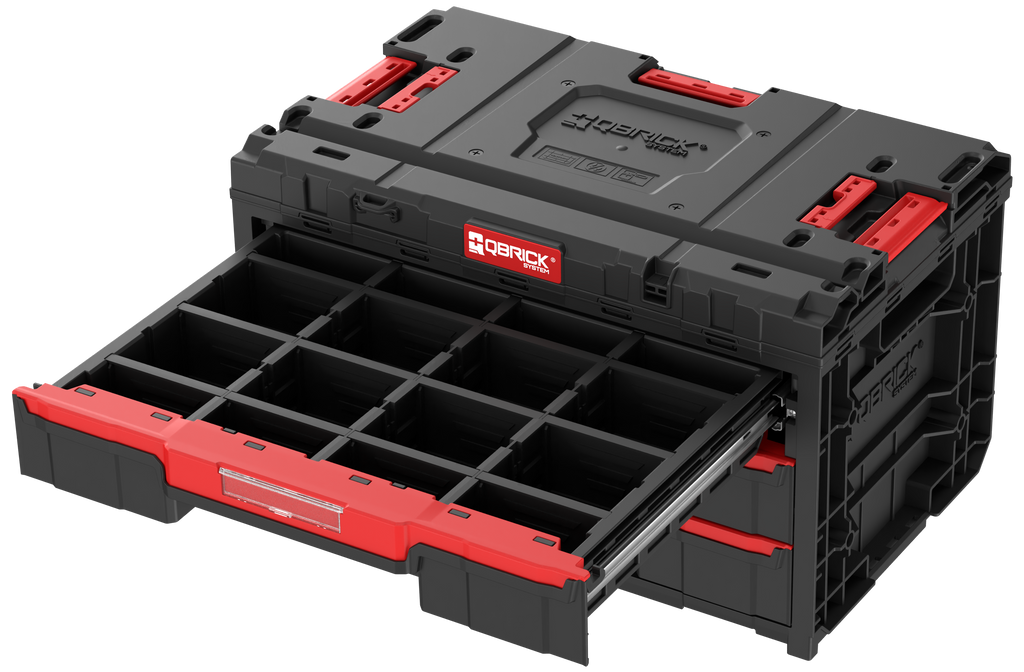 Q25979 ONE Drawer 3 Toolbox 2.0 Black