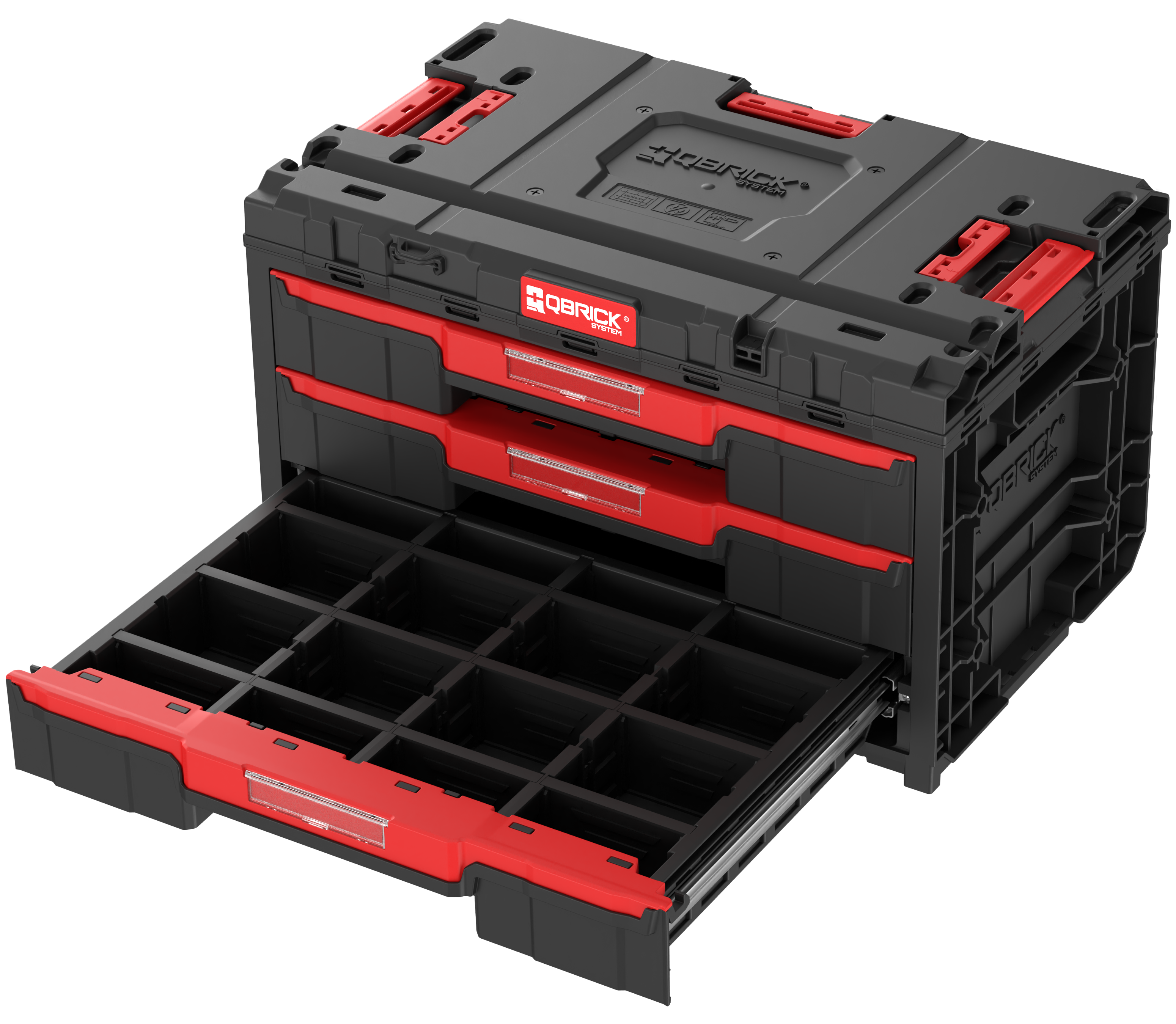 Q25979 ONE Drawer 3 Toolbox 2.0 Black