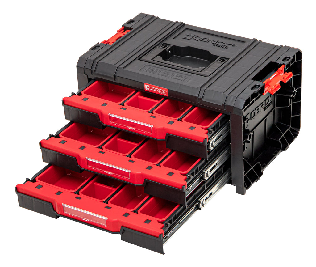 Q25732 PRO Drawer 3 Toolbox 2.0 Expert Black