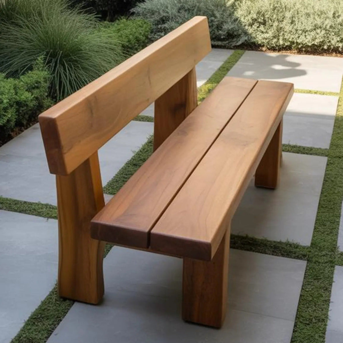 Minimalist Outdoor Garden Bench For Patio Balcony Courtyard